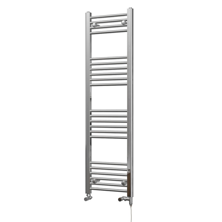 Zennor - Chrome Dual Fuel Towel Rail H1400mm x W400mm Standard - Straight