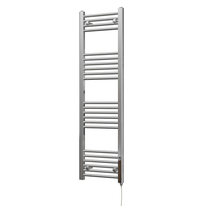 Zennor - Chrome Electric Towel Rail H1400mm x W400mm Straight 200w Standard