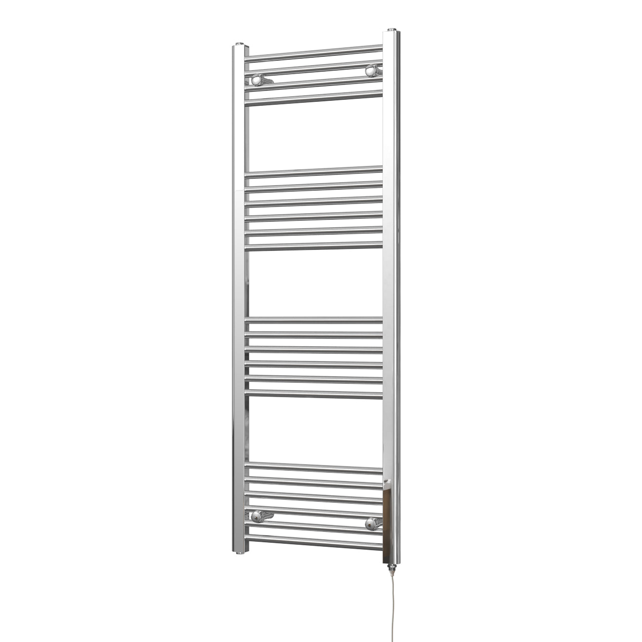 Zennor - Chrome Electric Towel Rail H1400mm x W500mm Straight 300w Standard