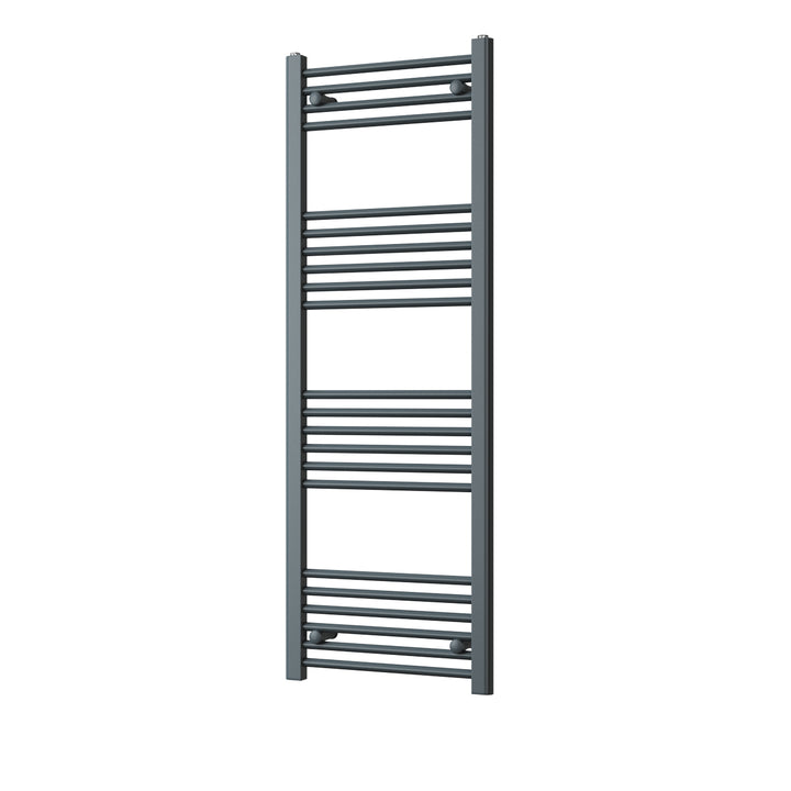 Zennor - Anthracite Heated Towel Rail - H1400mm x W500mm - Straight