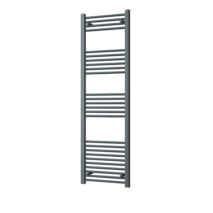 Zennor - Anthracite Heated Towel Rail - H1600mm x W500mm - Straight