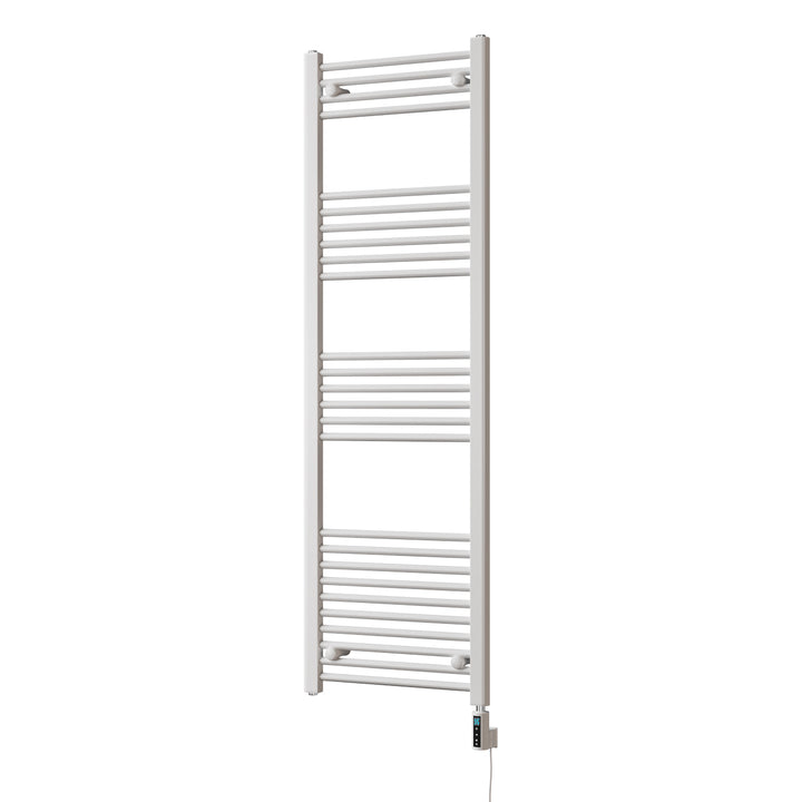 Zennor - White Electric Towel Rail H1600mm x W500mm Straight 600w Thermostatic WIFI
