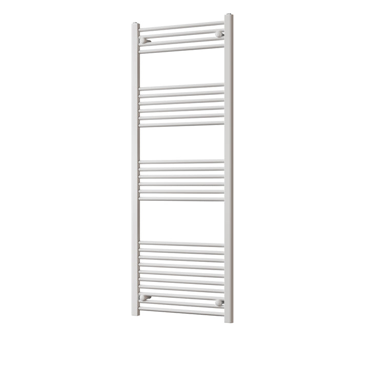 Zennor - White Heated Towel Rail - H1600mm x W600mm - Straight