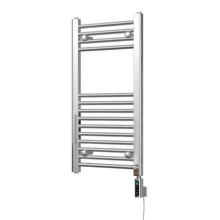 Zennor - Chrome Electric Towel Rail H800mm x W400mm Straight 300w Thermostatic WIFI