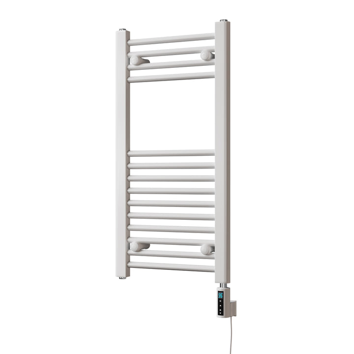 Zennor - White Electric Towel Rail H800mm x W400mm Straight 300w Thermostatic WIFI