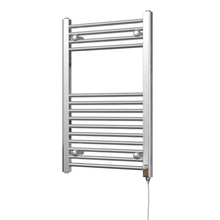Zennor - Chrome Electric Towel Rail H800mm x W500mm Straight 200w Standard