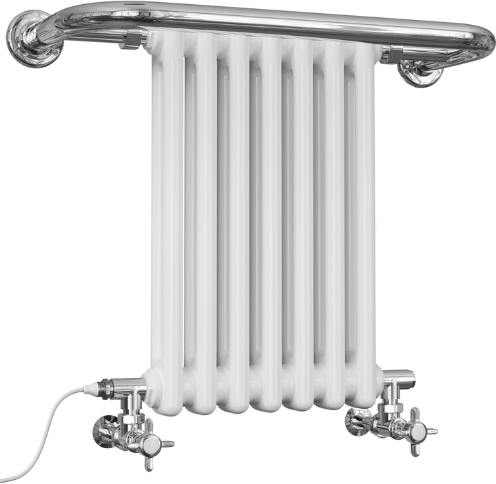 Aydon - Traditional Dual Fuel Towel Rail H491mm x W623mm Standard - Wall Mounted
