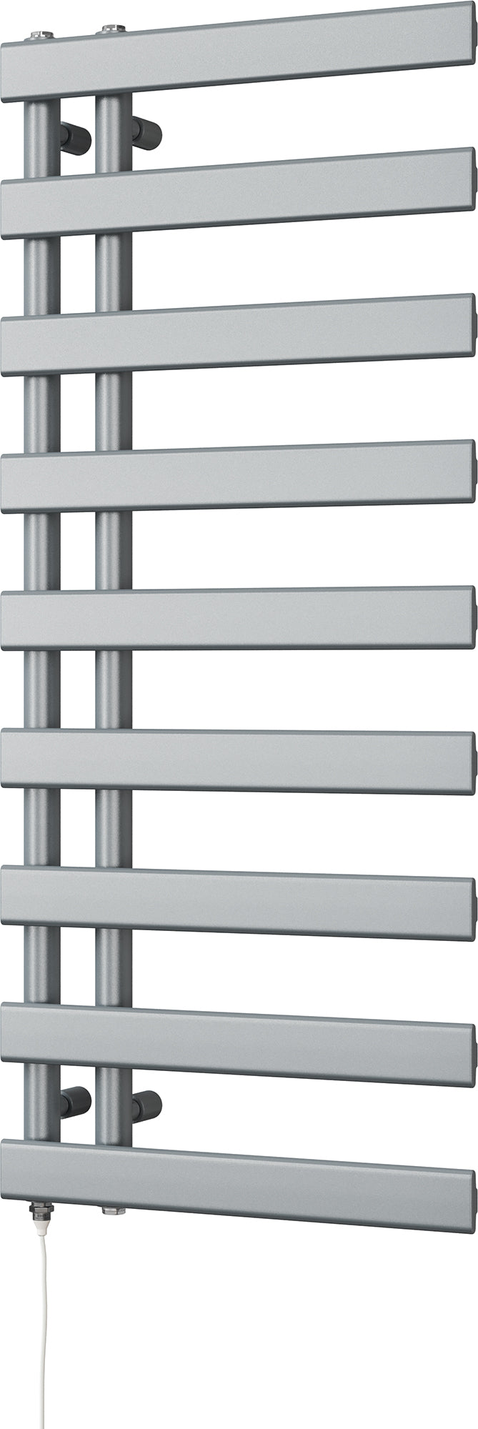 Agar - Silver Electric Towel Rail H1156mm x W500mm 500w Standard
