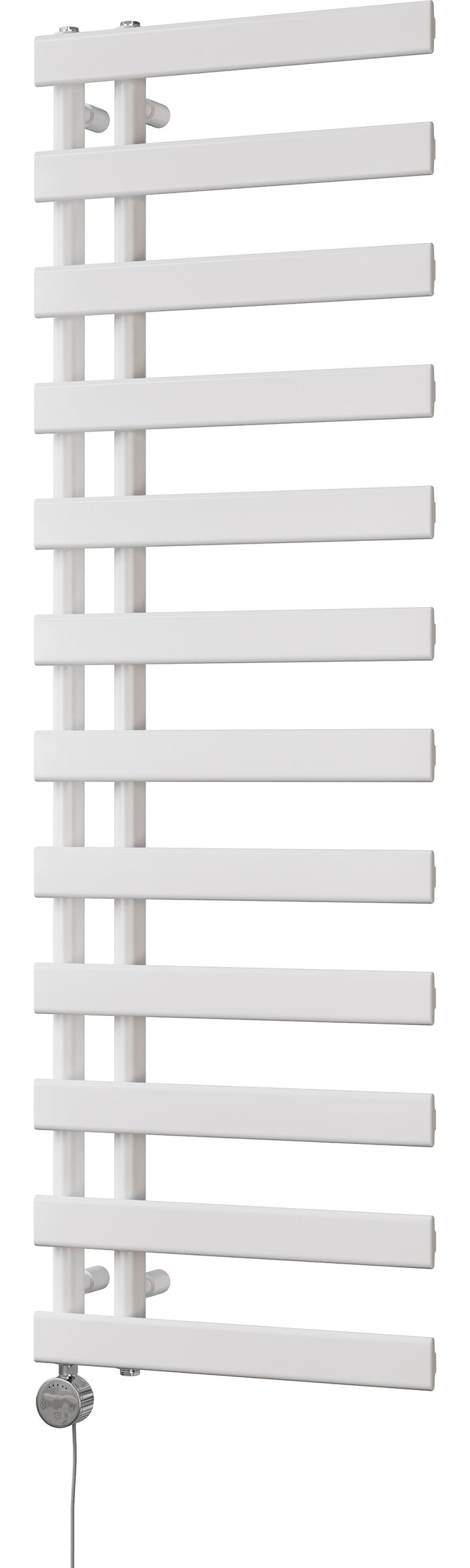 Agar - White Electric Towel Rail H1564mm x W500mm 600w Thermostatic