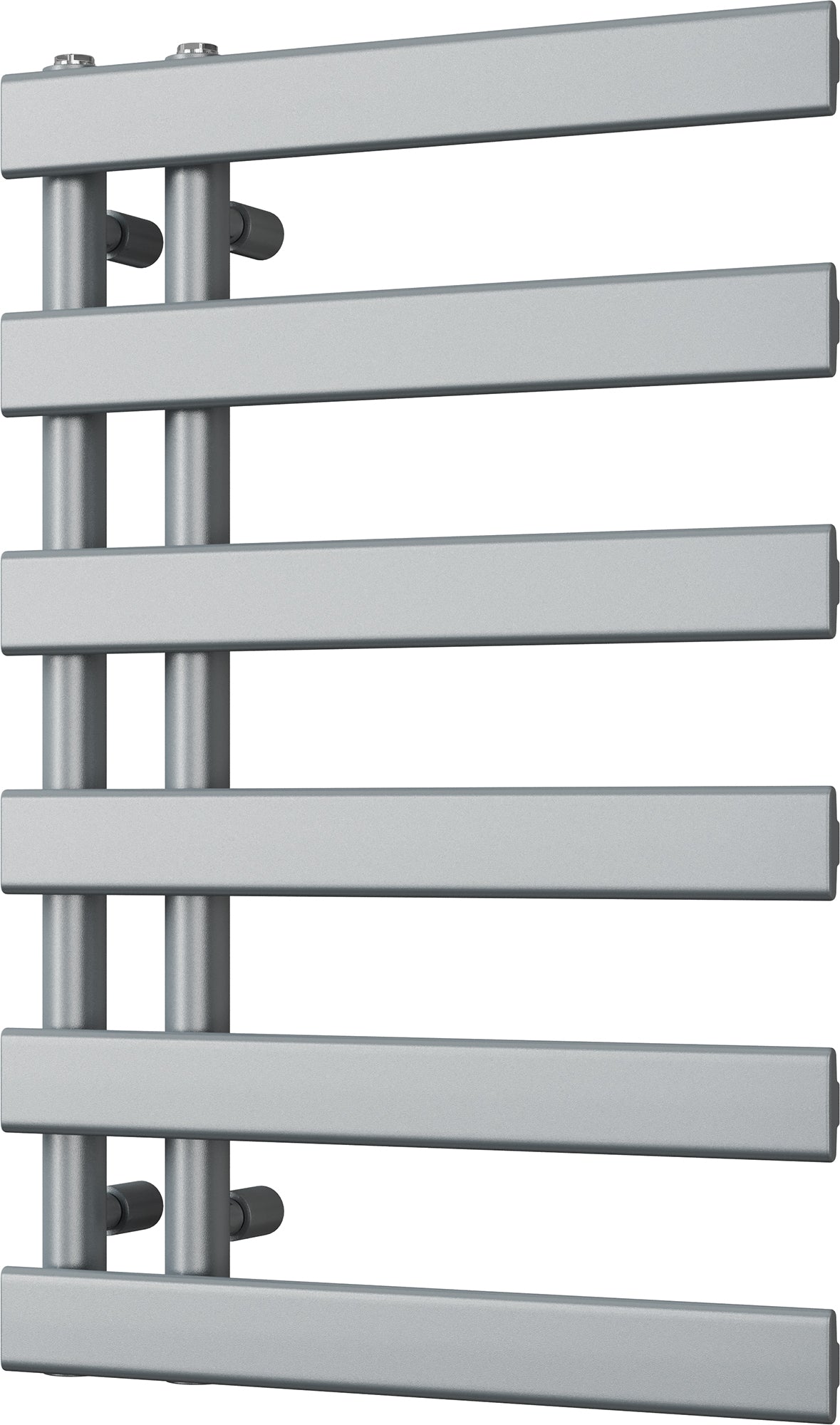 Agar - Silver Towel Radiator - H748mm x W500mm
