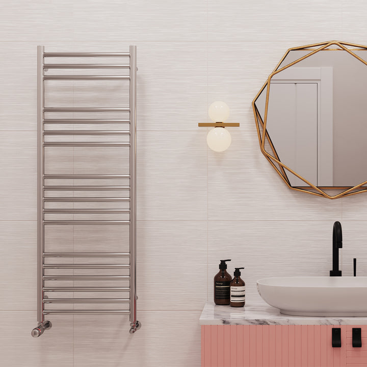 Aston - Stainless Steel Heated Towel Rail - H1200mm x W400mm - Straight