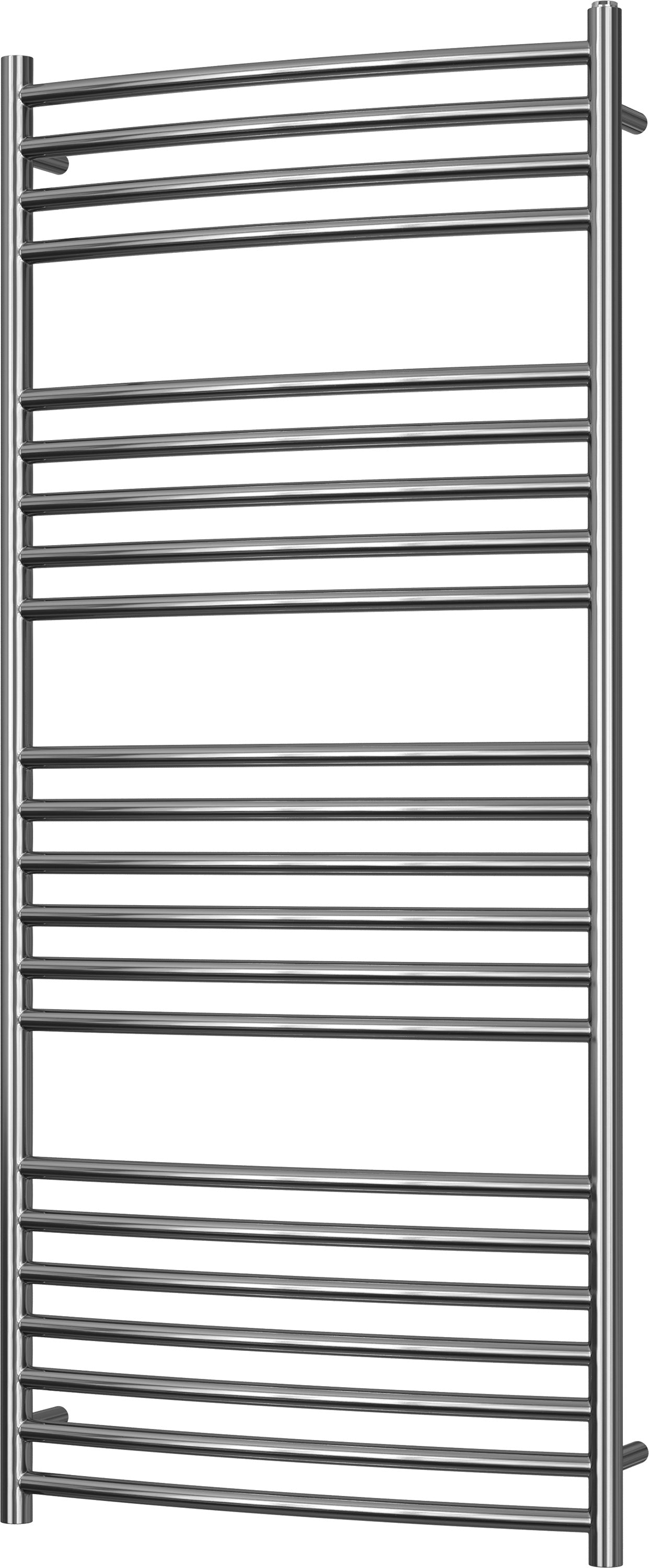 Aston - Stainless Steel Heated Towel Rail - H1400mm x W600mm - Curved