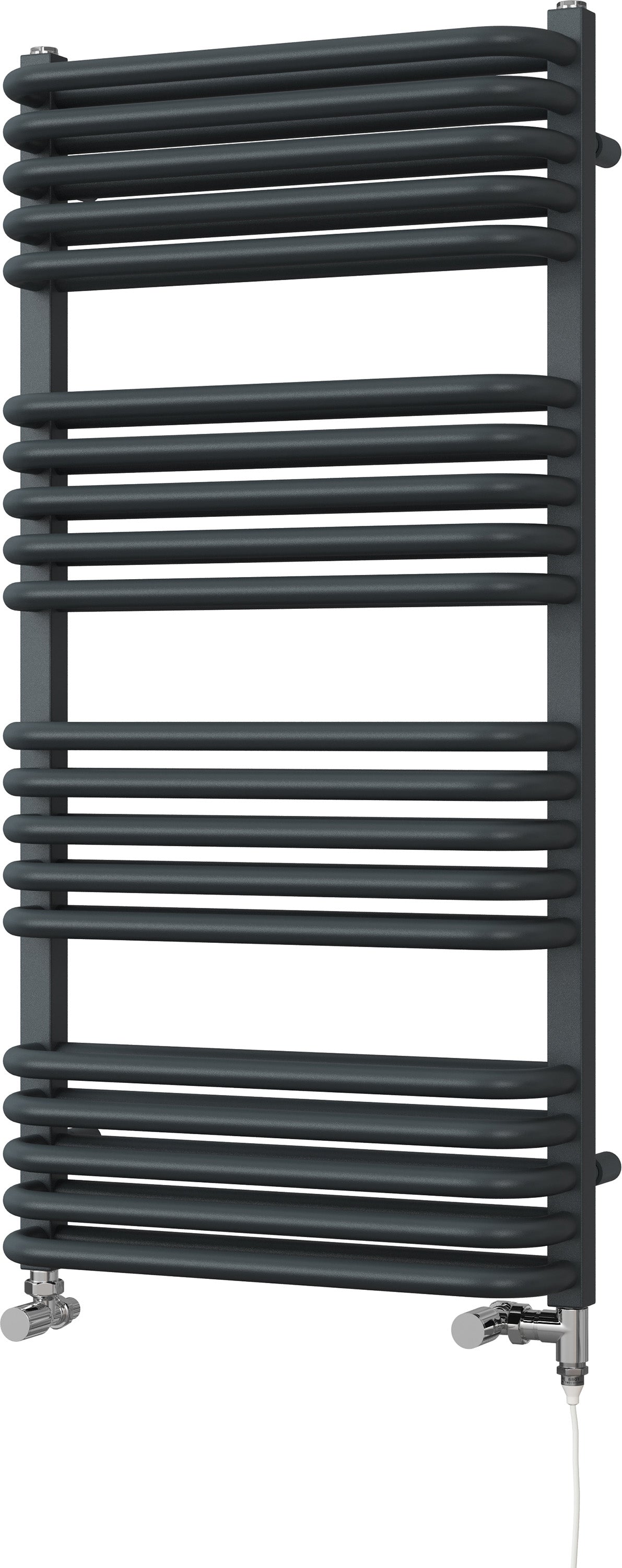 Crossmoor - Anthracite Dual Fuel Towel Rail H1000mm x W500mm Standard