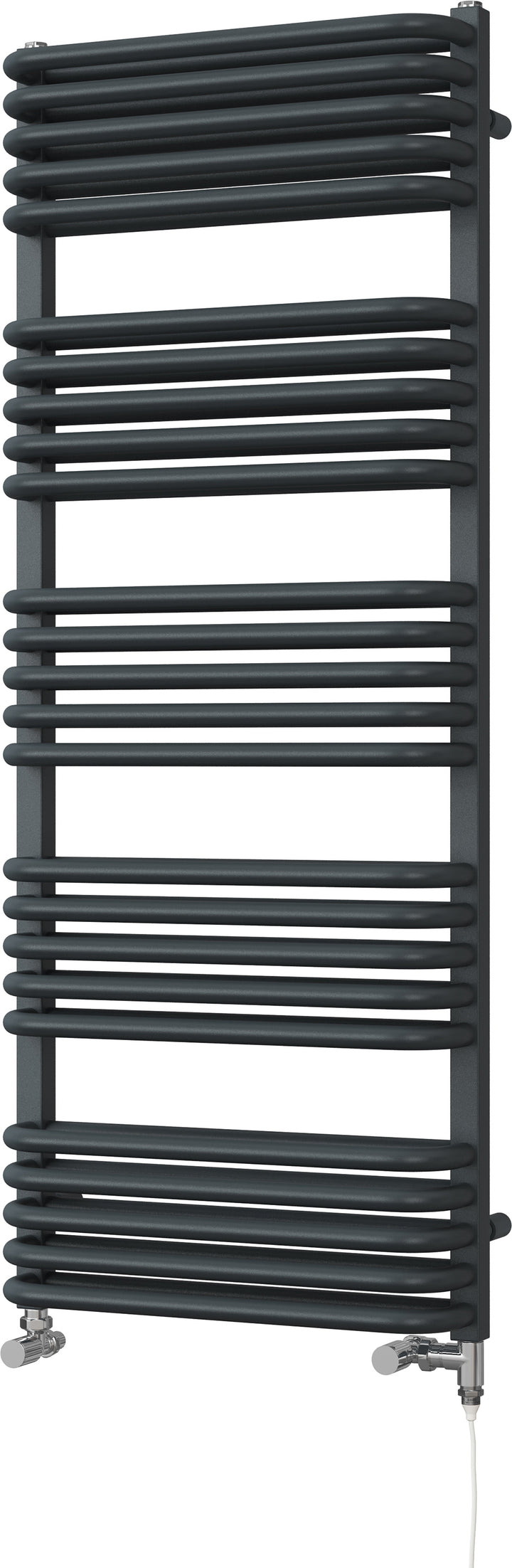Crossmoor - Anthracite Dual Fuel Towel Rail H1269mm x W500mm Standard