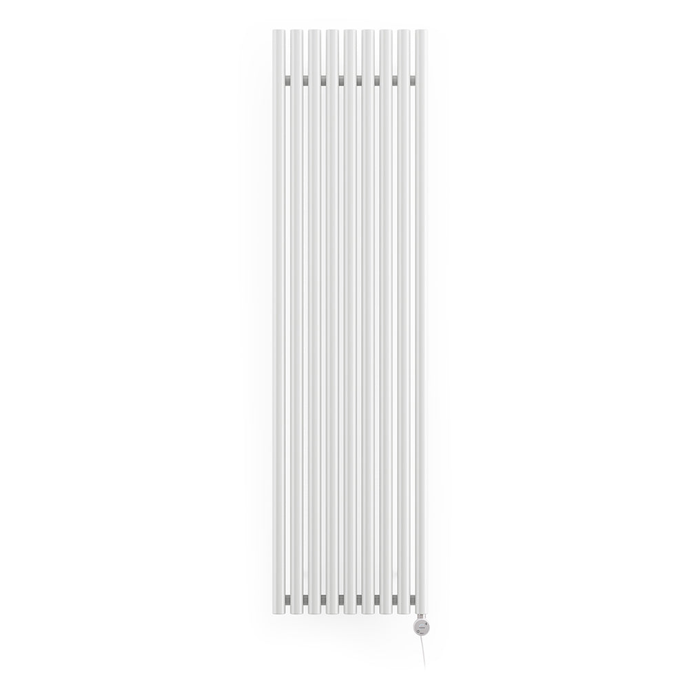Rolo-Room - White Vertical Electric Radiator H1800mm x W480mm 1000w Thermostatic