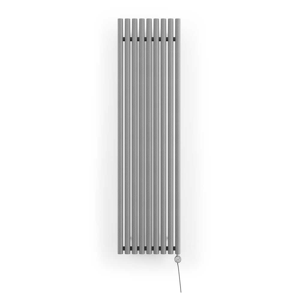 Rolo-Room - Salt & Pepper Vertical Electric Radiator H1800mm x W480mm 1000w Thermostatic