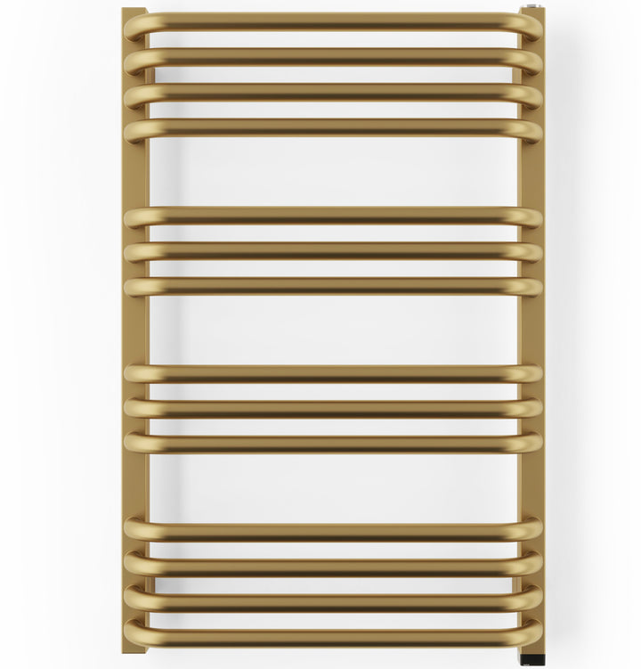 Alex One - Brass Electric Towel Rail H760mm x W500mm 400w Thermostatic