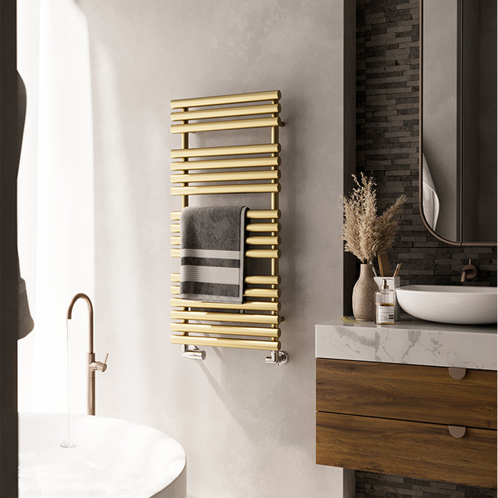 Rolo-Towel - Brass Towel Radiator - H1085mm x W520mm