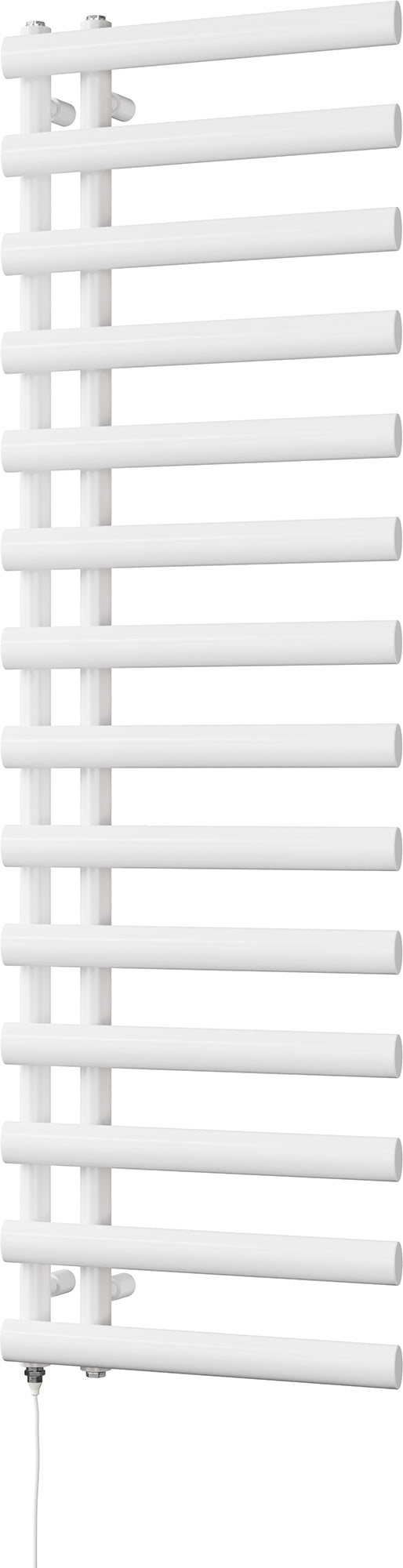 Elyan - White Electric Towel Rail H1592mm x W500mm 700w Standard