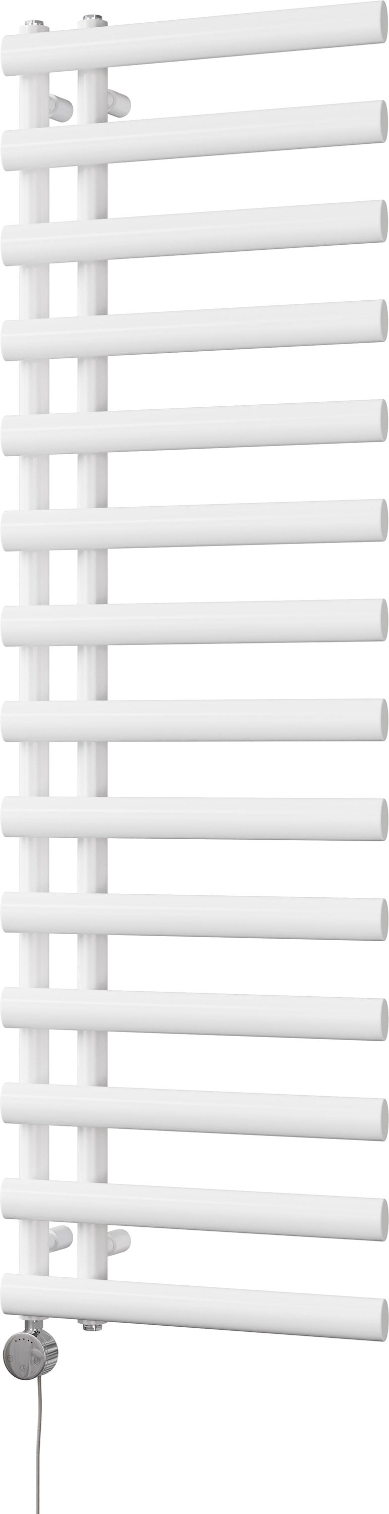 Elyan - White Electric Towel Rail H1592mm x W500mm 600w Thermostatic
