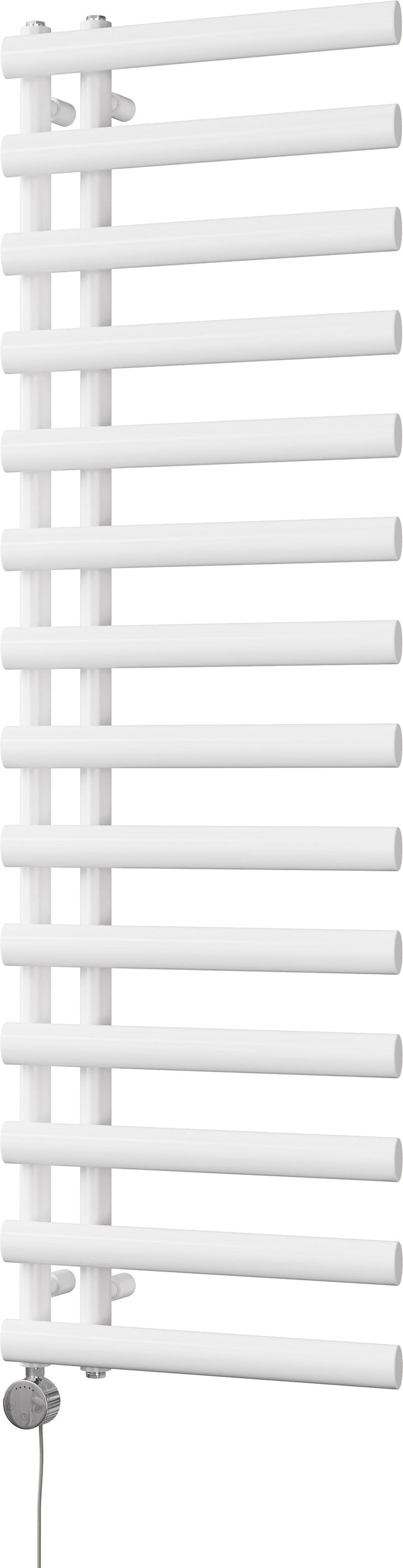 Elyan - White Electric Towel Rail H1592mm x W500mm 600w Thermostatic