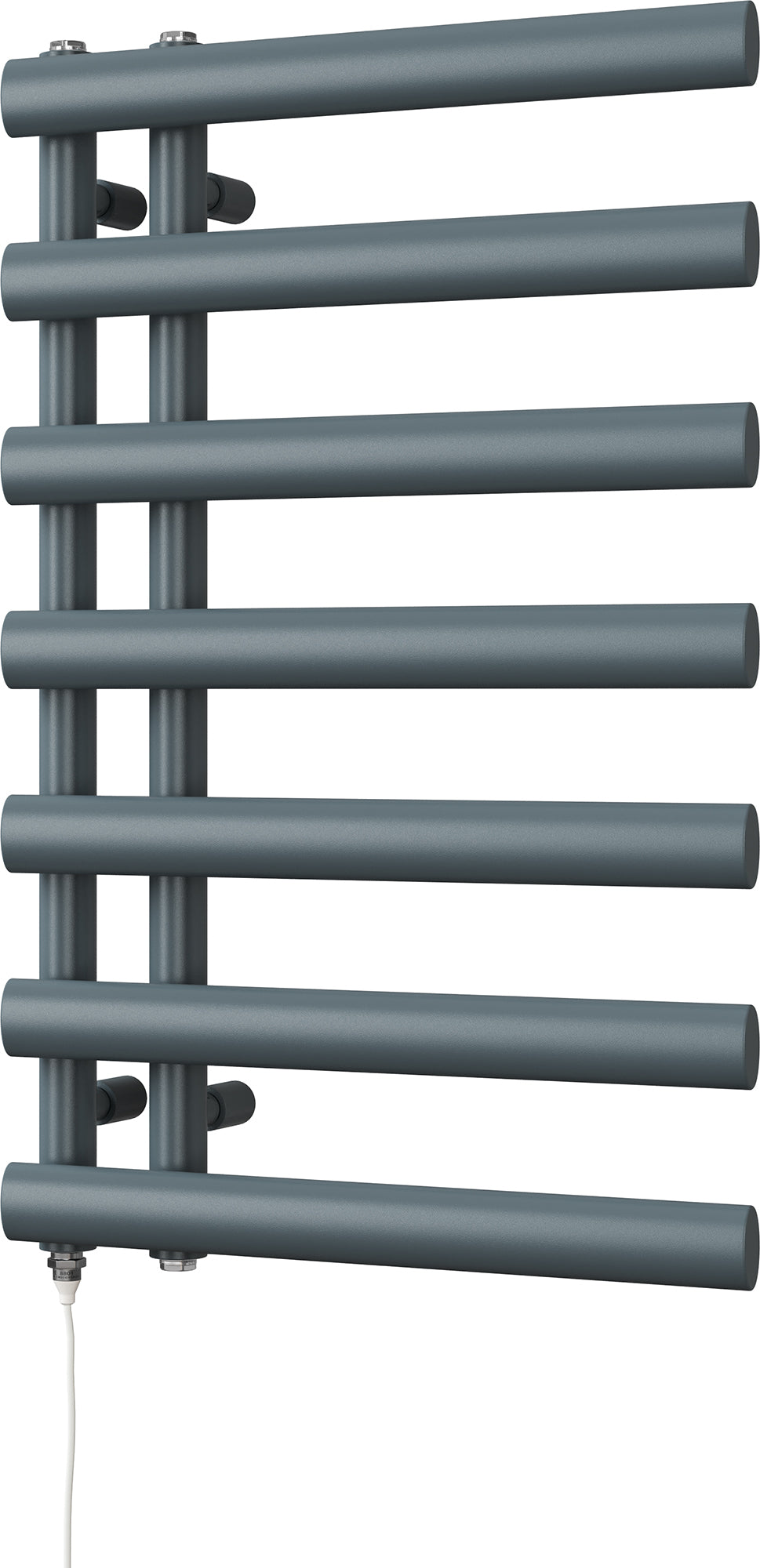 Elyan - Anthracite Electric Towel Rail H766mm x W500mm 300w Standard