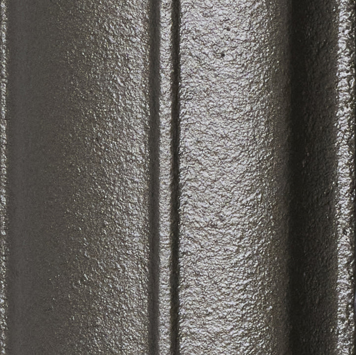 Emmeline II - Grey Bronze Cast Iron Column Radiator H413mm x W230mm 2 Column - Wall Hung