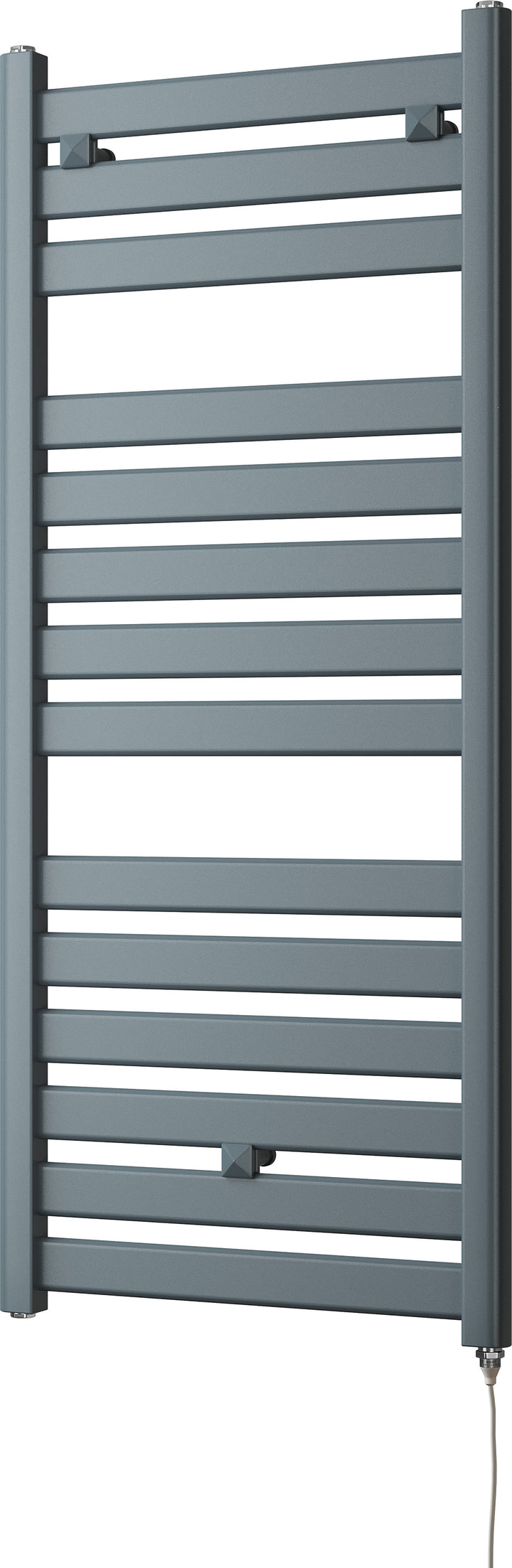 Capri - Anthracite Electric Towel Rail H1147mm x W500mm Straight 400w Standard