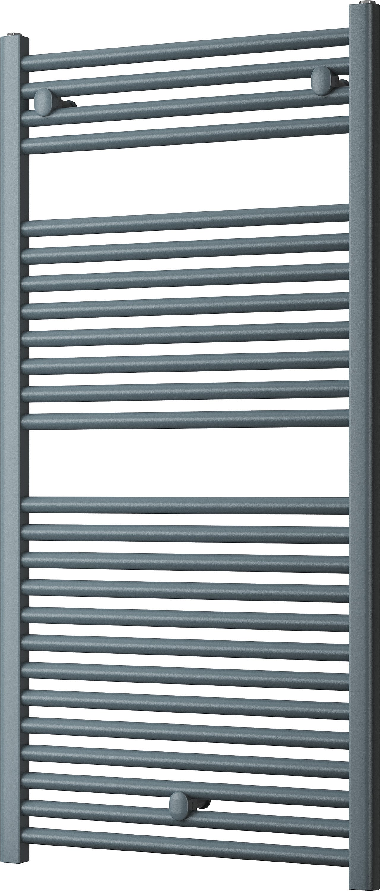 Roma Anthracite Heated Towel Rail 1230mm x 600mm – Straight Ladder Bathroom Radiator