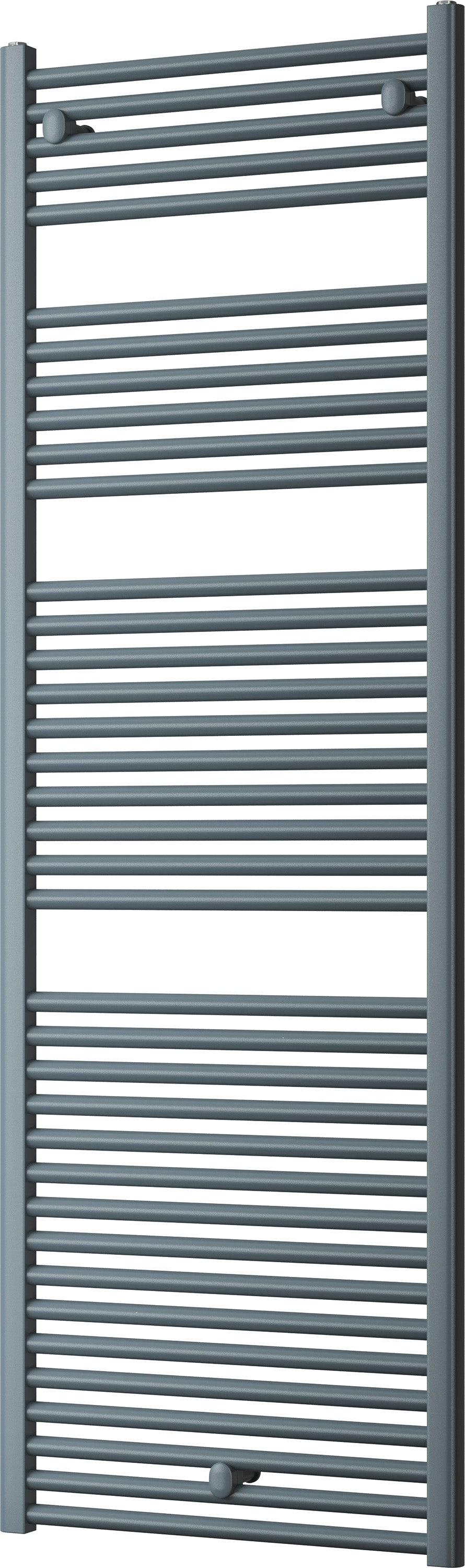 Roma - Anthracite Heated Towel Rail - H1785mm x W600mm - Straight