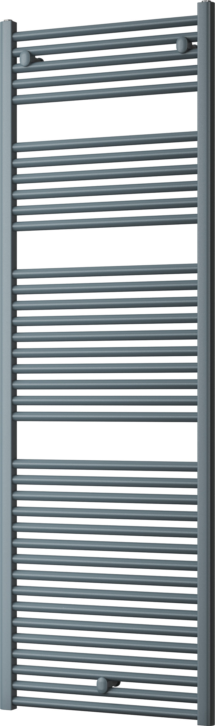 Roma - Anthracite Heated Towel Rail - H1785mm x W600mm - Straight