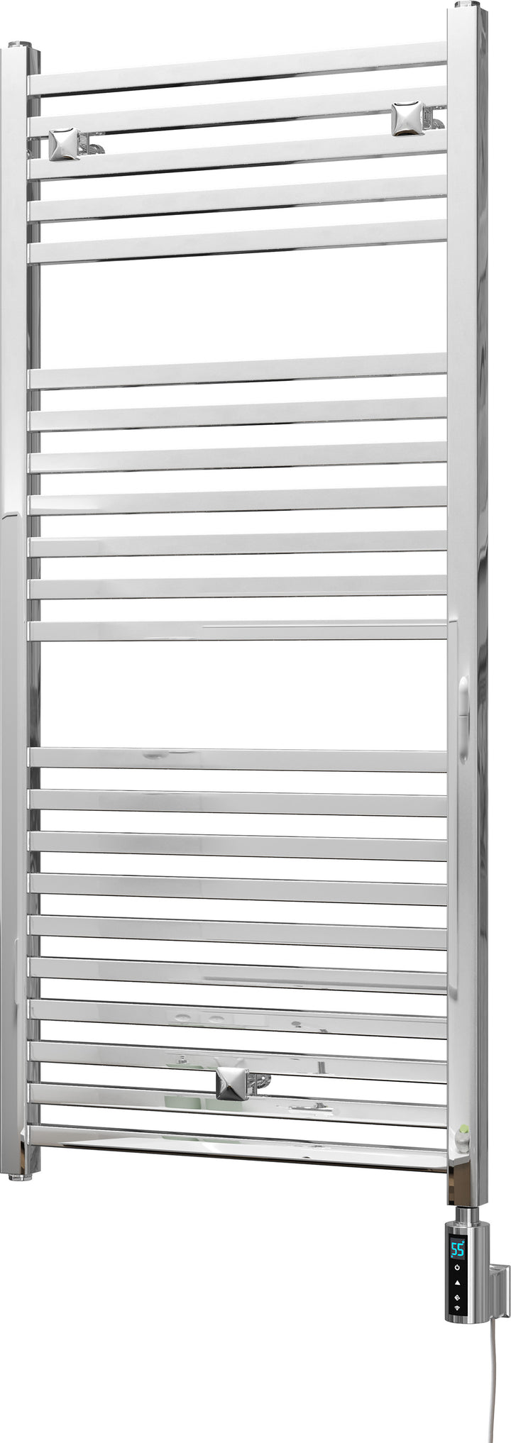 Todi - Chrome Electric Towel Rail H1110mm x W500mm Straight 300w Thermostatic WIFI