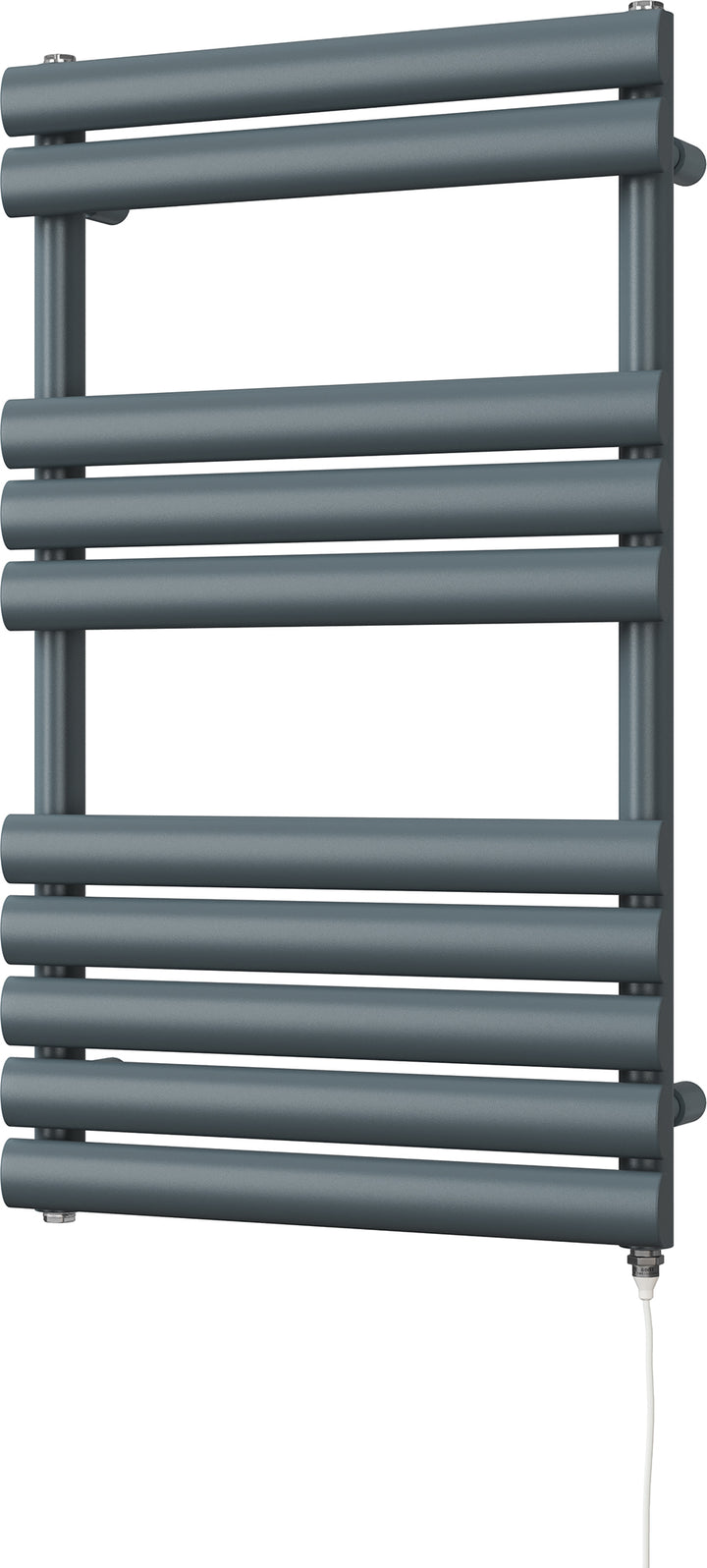 Omeara - Anthracite Electric Towel Rail H825mm x W500mm 400w Standard