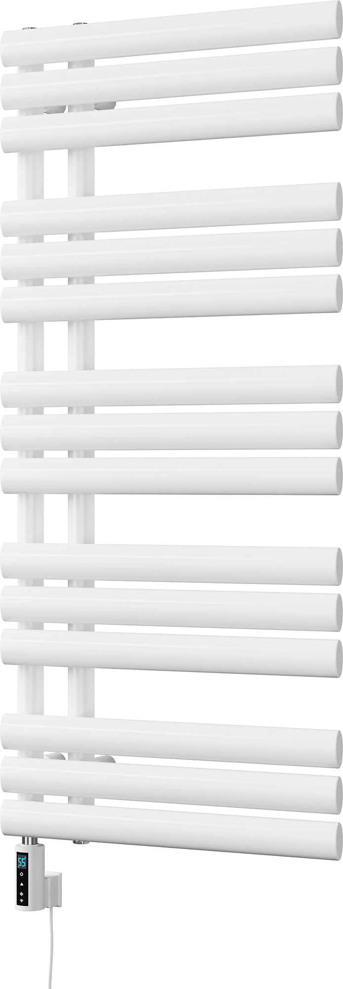 Percival - White Electric Towel Rail H1120mm x W500mm 500w Thermostatic WIFI