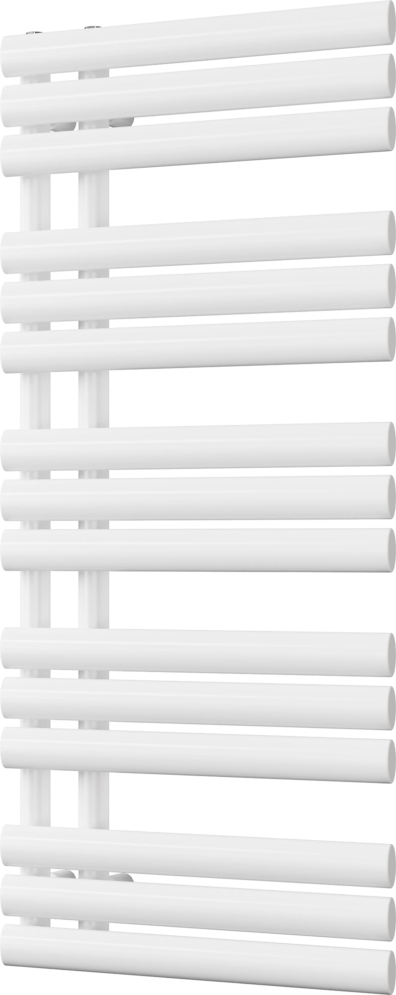 Percival - White Towel Radiator - H1120mm x W500mm