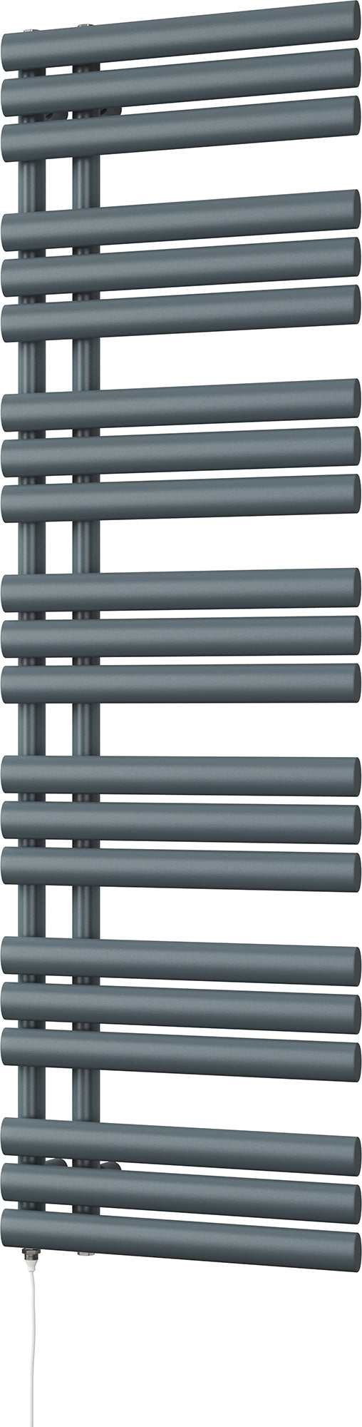Percival - Anthracite Electric Towel Rail H1592mm x W500mm 800w Standard