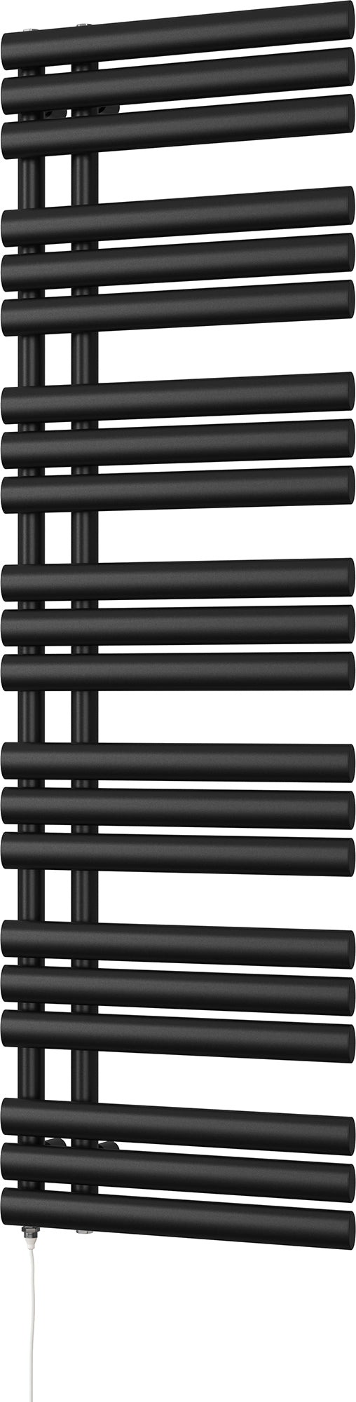 Percival - Black Electric Towel Rail H1592mm x W500mm 800w Standard