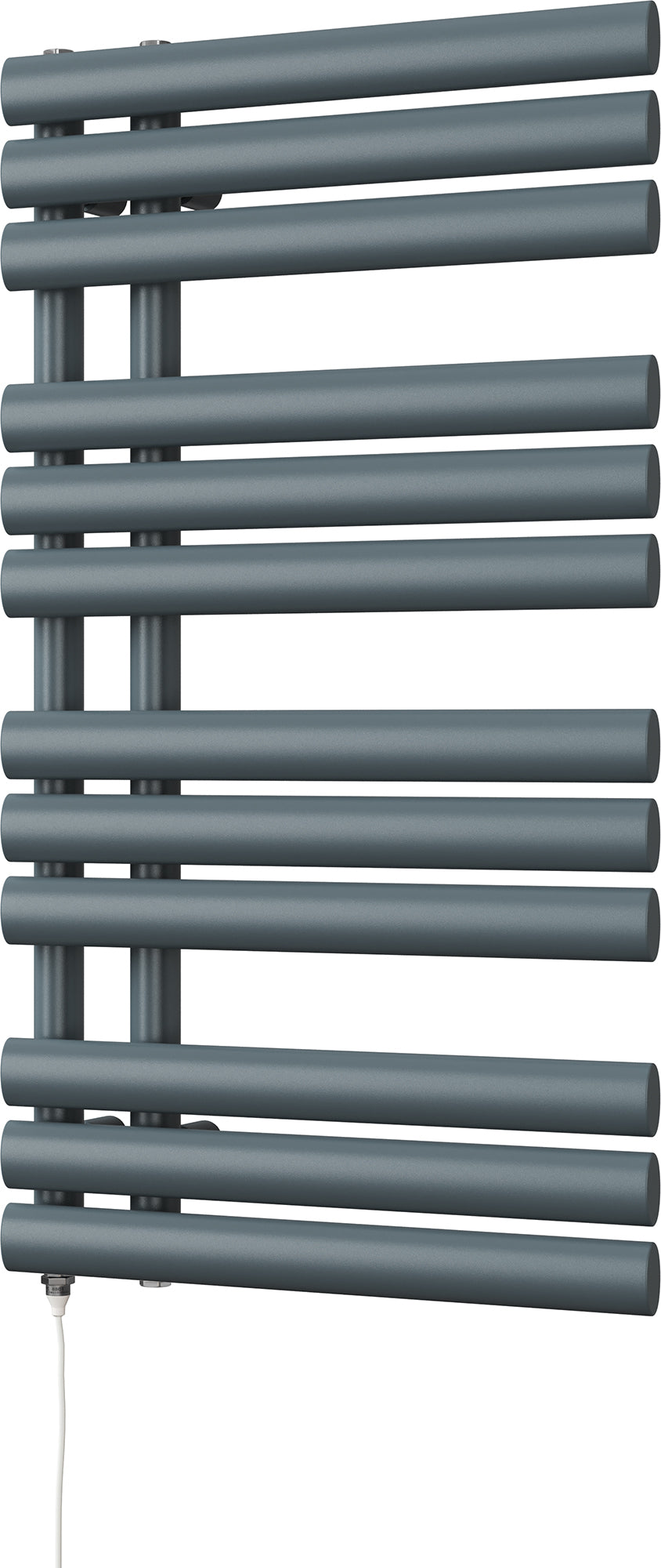 Percival - Anthracite Electric Towel Rail H884mm x W500mm 400w Standard