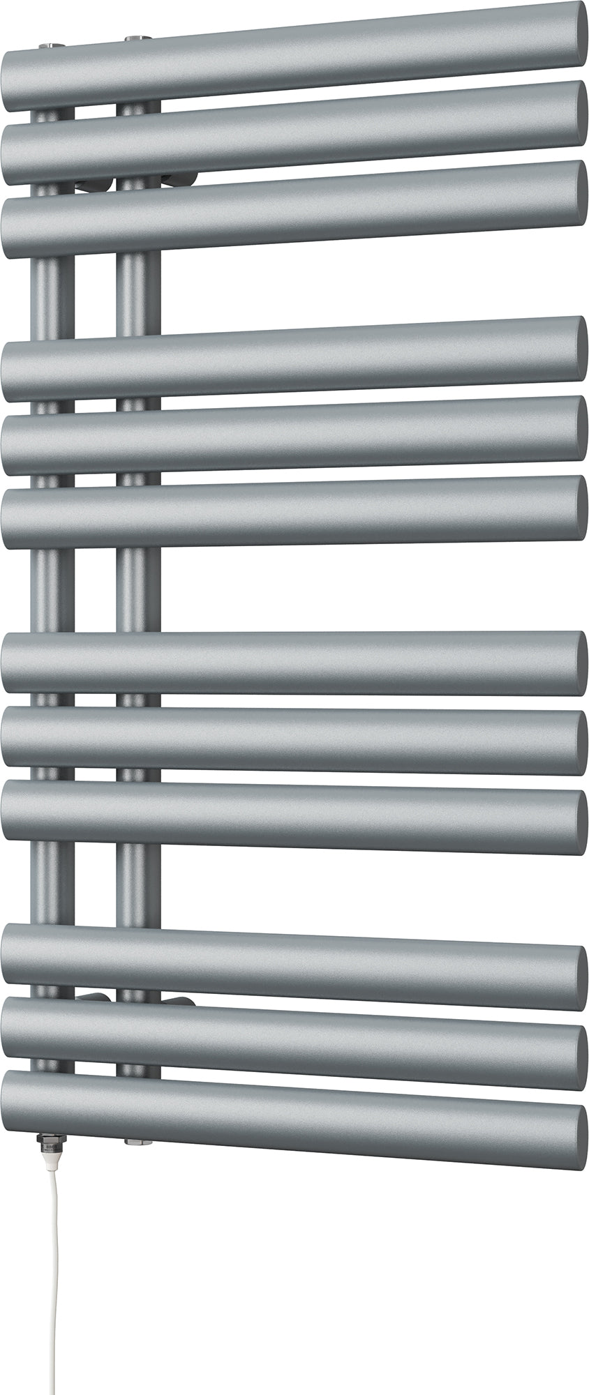 Percival - Silver Electric Towel Rail H884mm x W500mm 400w Standard