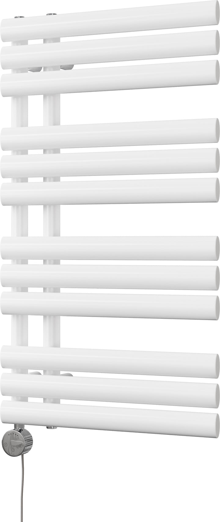 Percival - White Electric Towel Rail H884mm x W500mm 300w Thermostatic