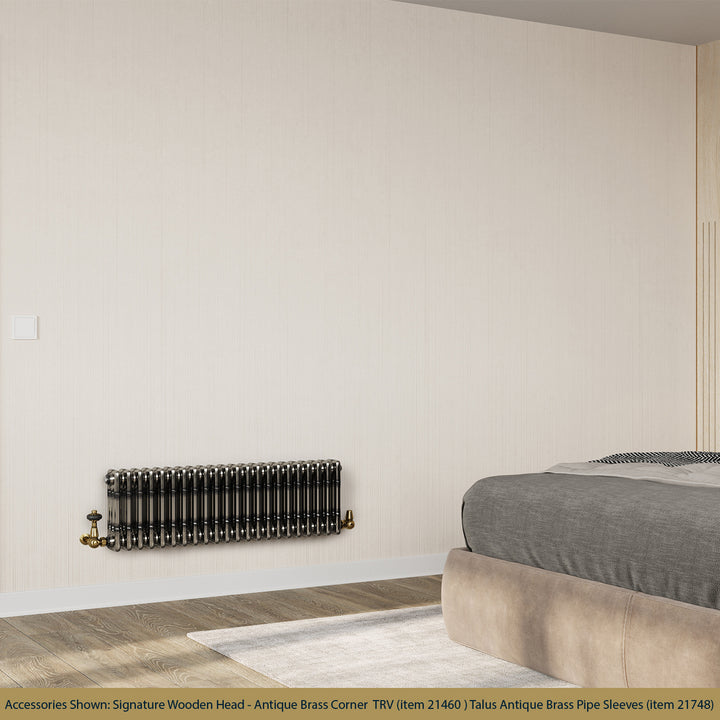 Alpha - Raw Metal Column Radiator H300mm x W999mm 3 Column - Feet Included