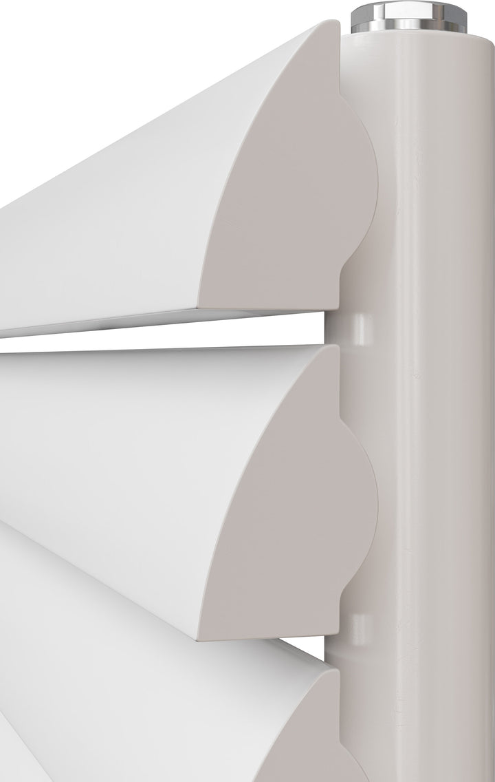 Scalloway - White Horizontal Radiator H355mm x W1800mm Single Panel