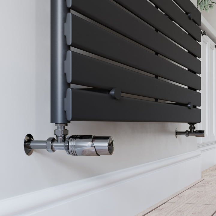 Talus - Black Nickel Polished Pipe Covers 130mm