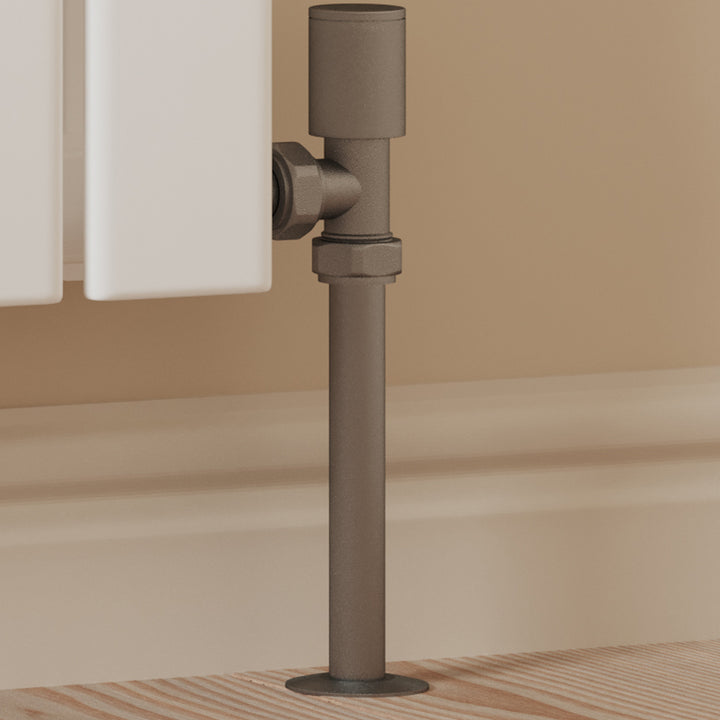 Talus - Natural Pewter Matte Pipe Covers 130mm