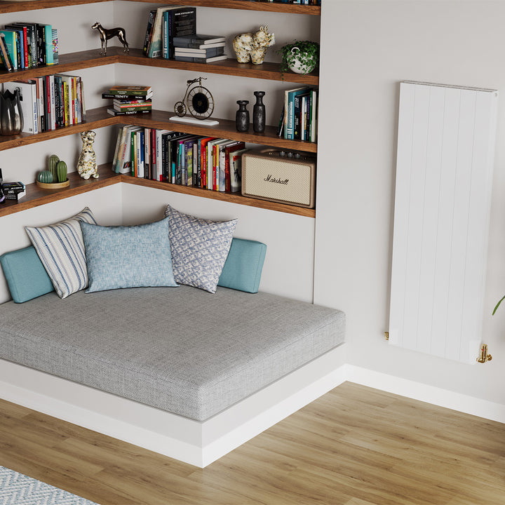 Thetford - White Vertical Radiator Double Panel H1600mm x W560mm Smooth