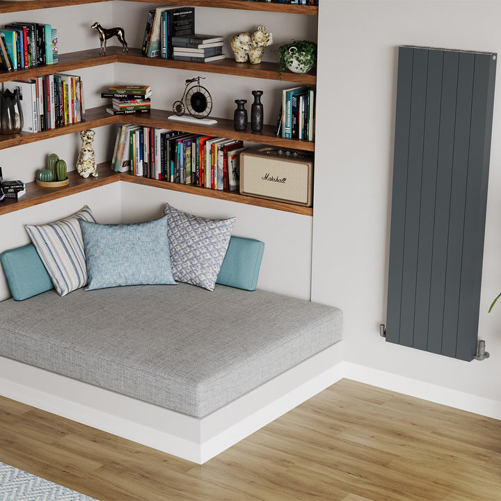 Thetford - Anthracite Vertical Radiator Double Panel H1800mm x W560mm Smooth
