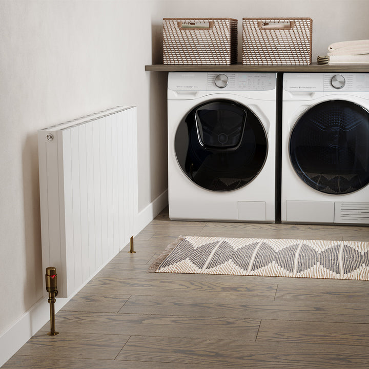 Thetford - White Horizontal Radiator Double Panel H600mm x W1124mm Smooth