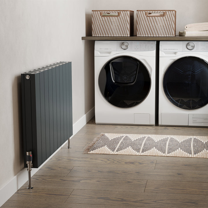 Thetford - Anthracite Horizontal Radiator Double Panel H600mm x W936mm Smooth