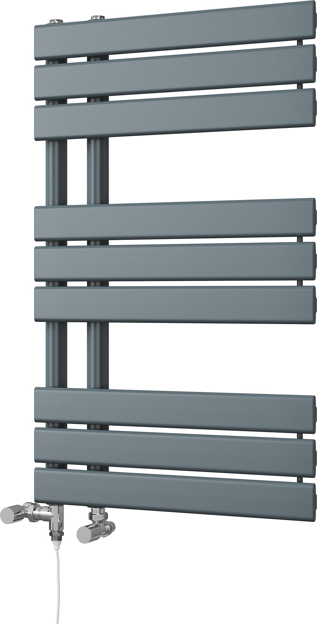 Tristan - Anthracite Dual Fuel Towel Rail H816mm x W500mm Standard