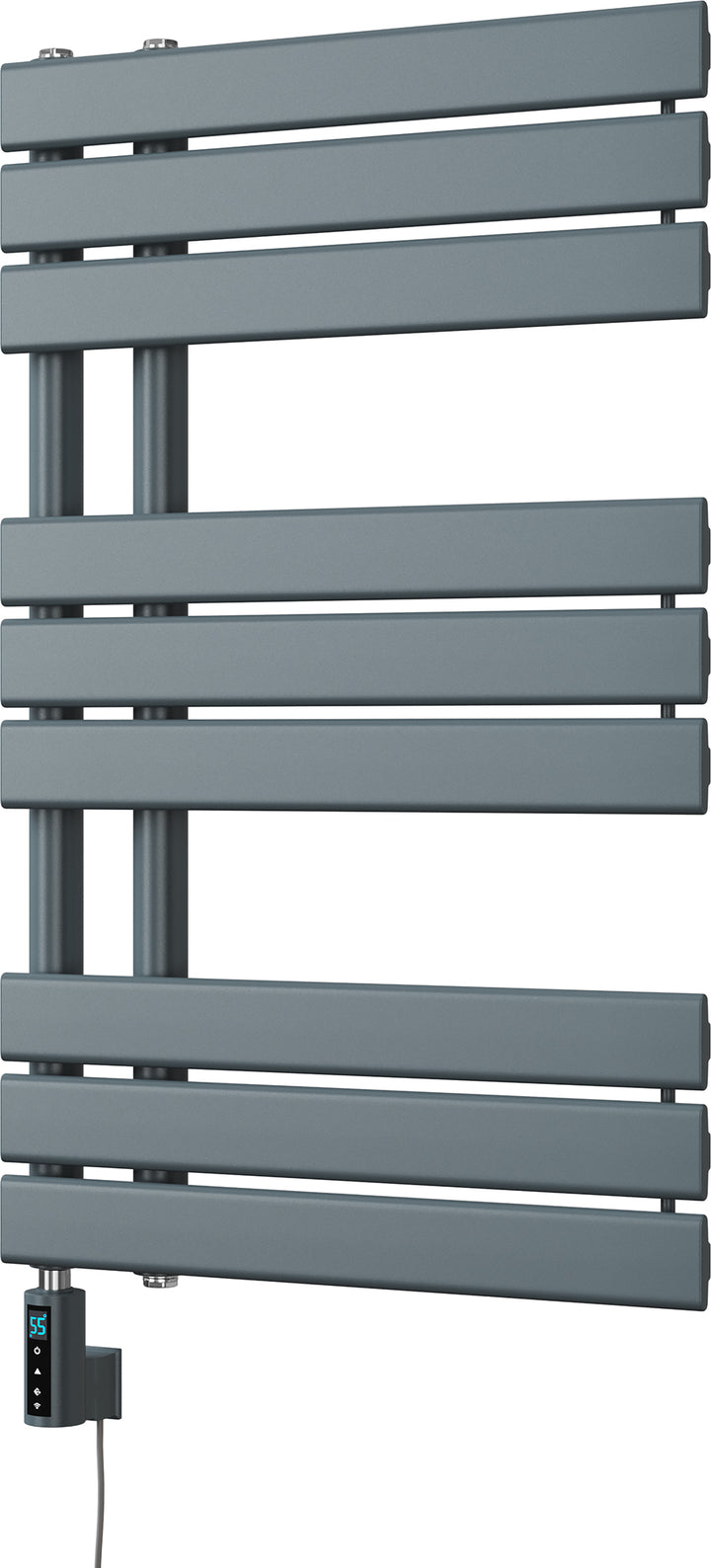 Tristan - Anthracite Electric Towel Rail H816mm x W500mm 300w Thermostatic WIFI